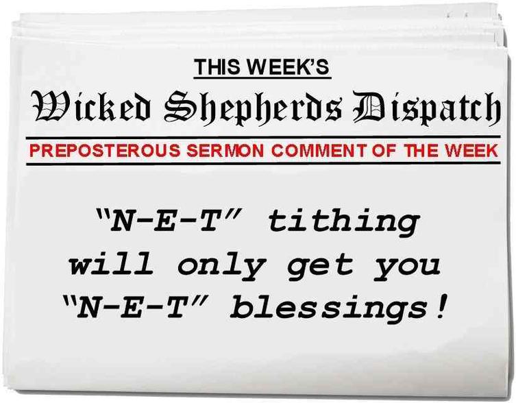 Net tithing equals net blessing