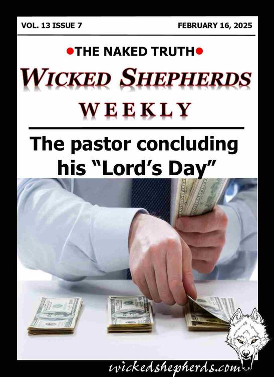 The pastor and his money